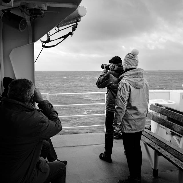 Photo île d'Ouessant noir et blanc