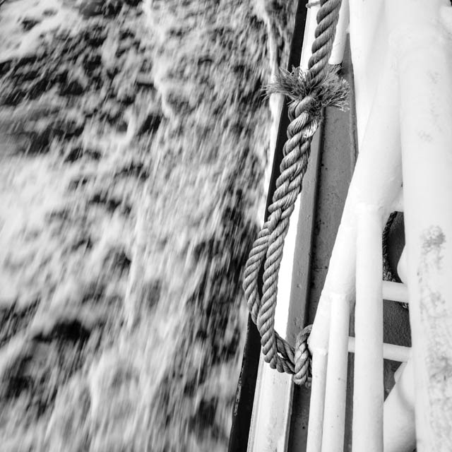 Photo île d'Ouessant noir et blanc