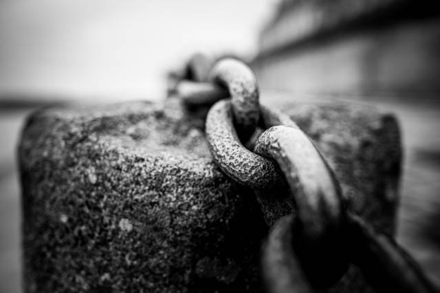 Photo de Saint-Malo en noir et blanc