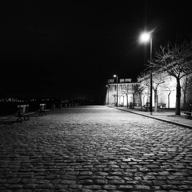 Photo de Saint-Malo en noir et blanc