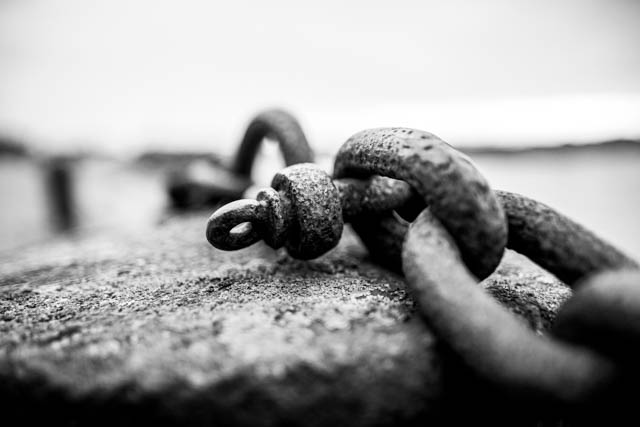 Photo de Saint-Malo en noir et blanc